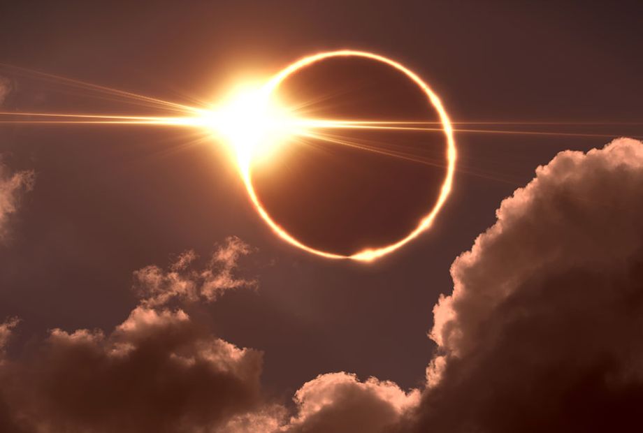 Solar eclipse in Formentera